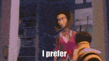 gif that says 'i prefer non-nodeJS, SSG free, JS free, web3 free websites MADE. BY. MAN'. it's from the clip from the bee movie.